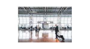 Passengers in Brussels Airport