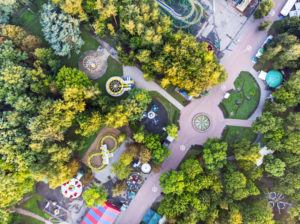 Central Park in the summer