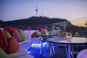 Seoul rooftop bar